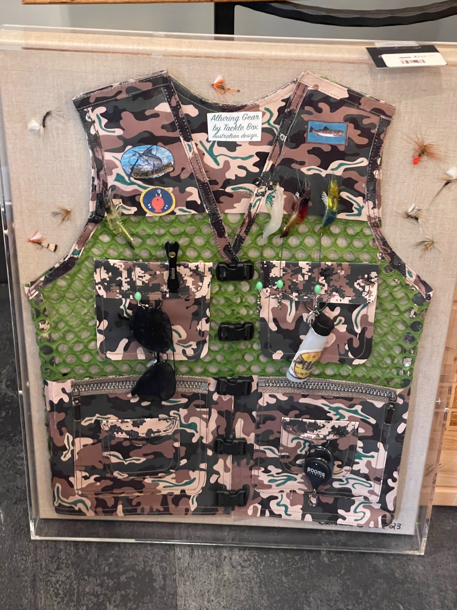 Rock Paper Scissors Original Art - Fly Fishing Vest