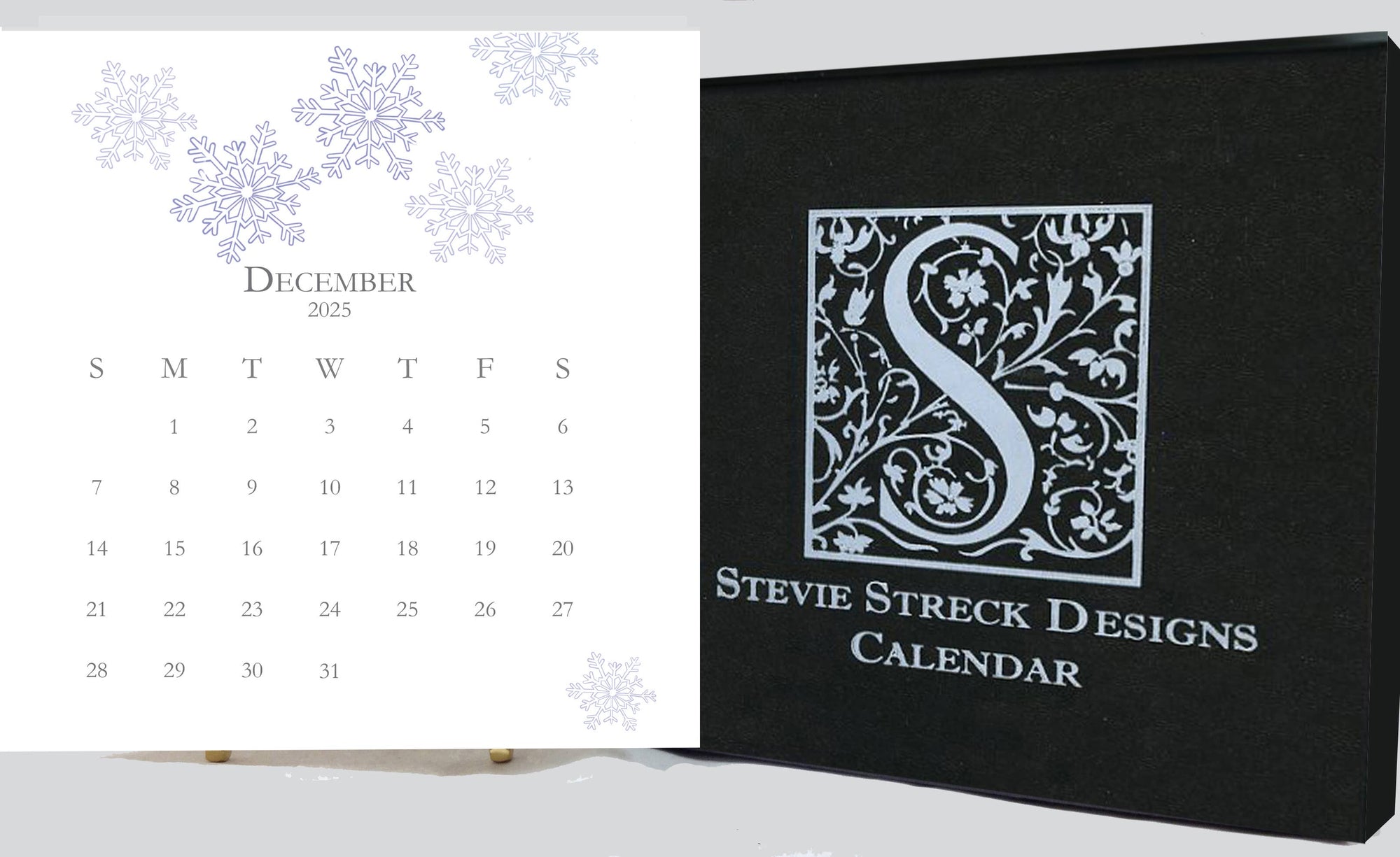 Stevie Streck Designs - 2025 Desk Calendar Refill