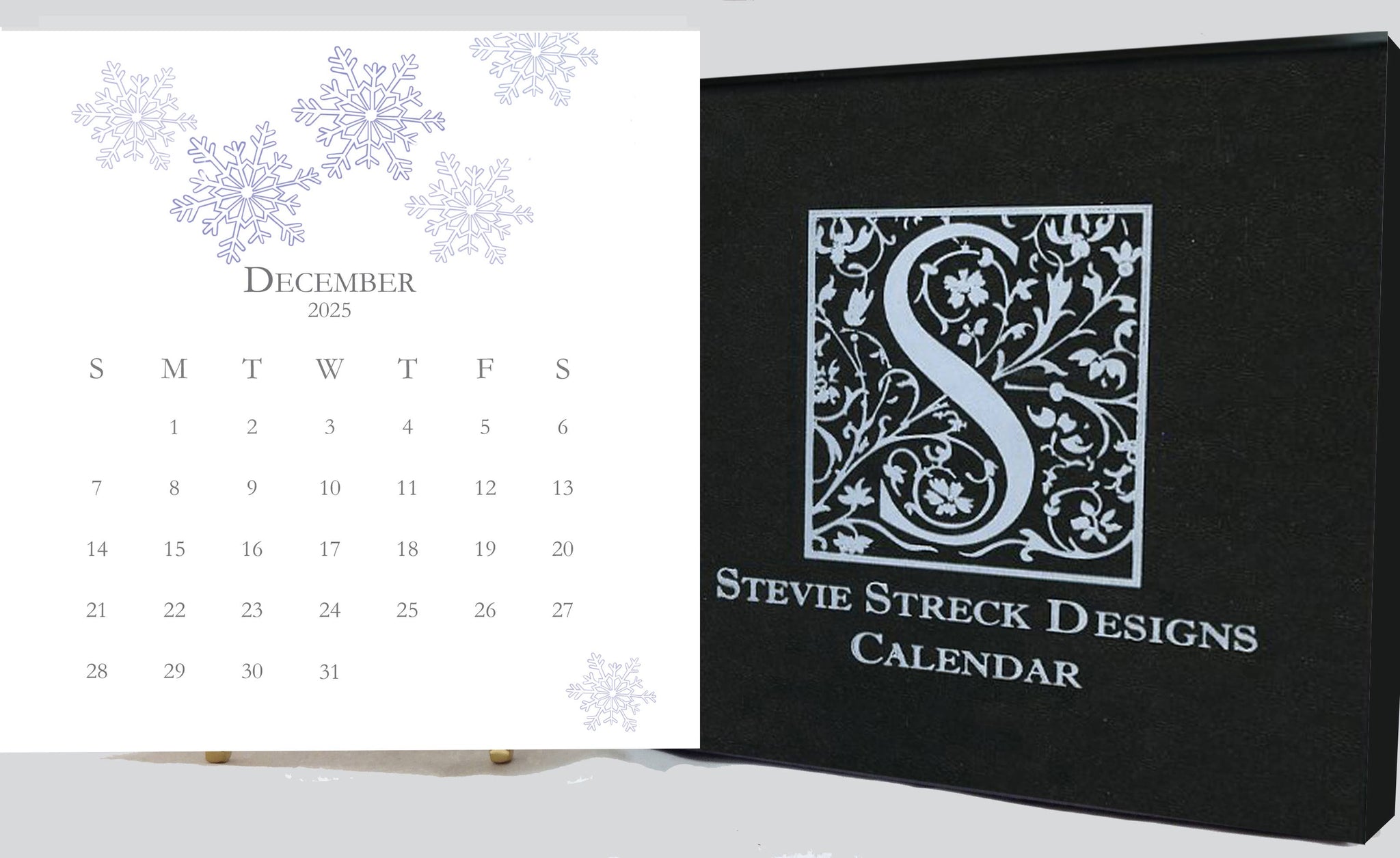 Stevie Streck Designs - 2025 Desk Calendar Refill