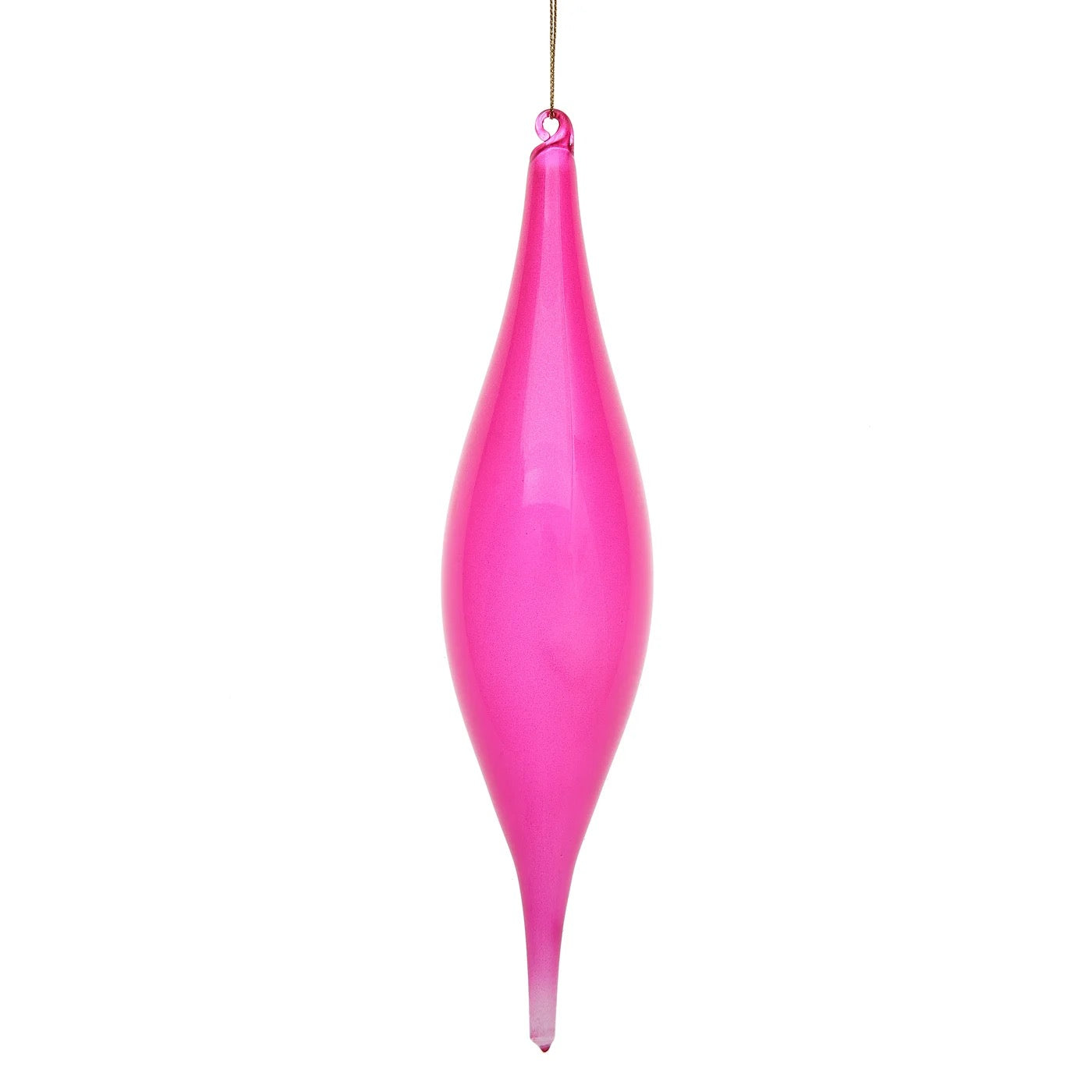 Winward Glitter Bubblegum Finial Ornament 10"