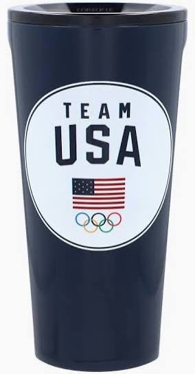 Team USA Corkcicle 16oz. Circle Badge Stainless Steel Tumbler