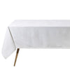 Le Jacquard Francais Lumiere White Tablecloth 68X95