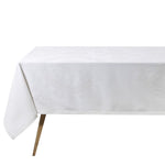 Le Jacquard Francais Lumiere White Tablecloth 68X95
