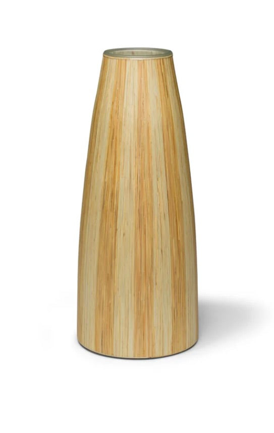 Ladorada Split Straw Tan 12" Vase