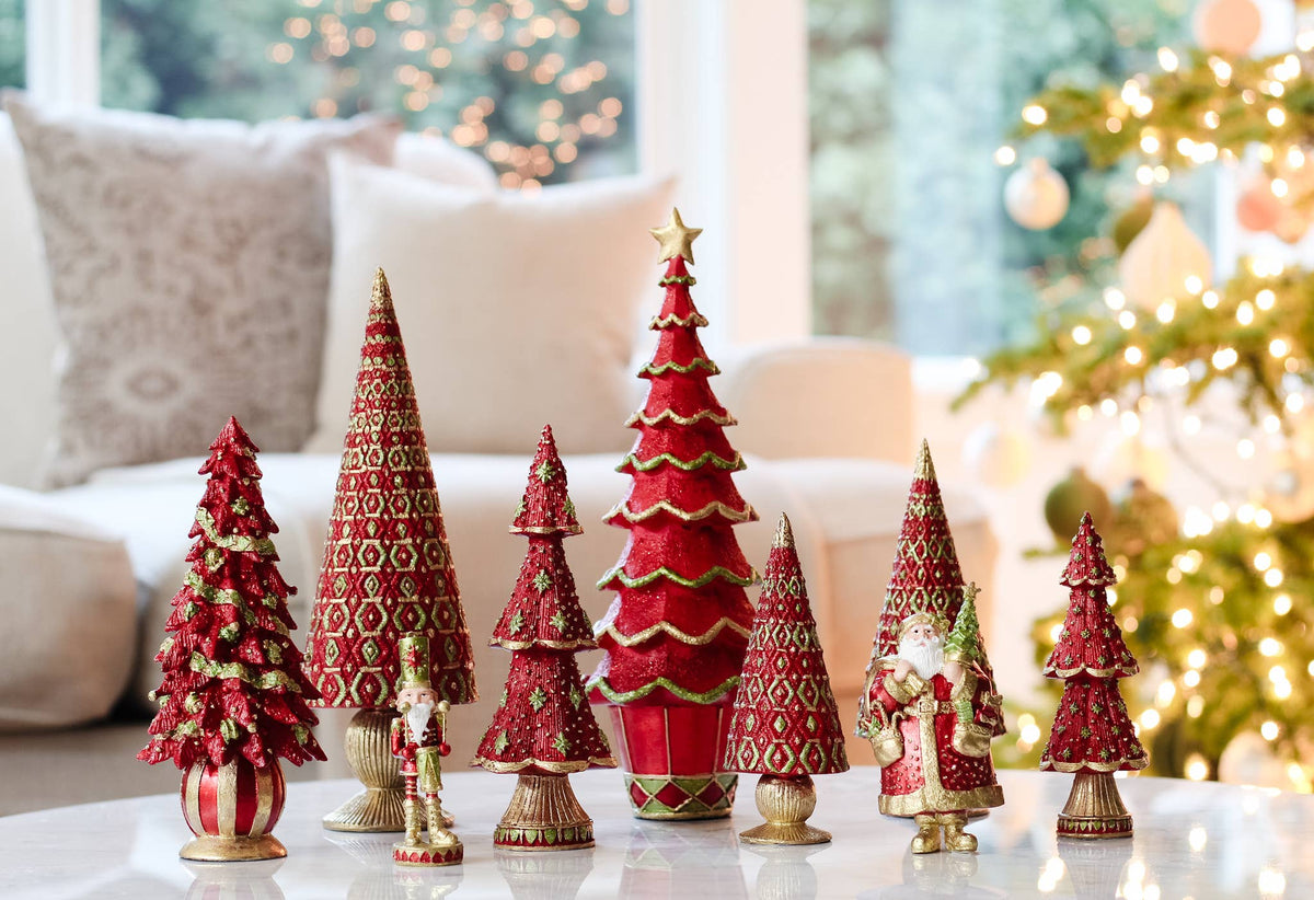 Dekorasyon Gifts  Decor - Textured Layered Neo Tree (Red/Citron)