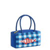 Beaded Fish Mini Bag, Blue