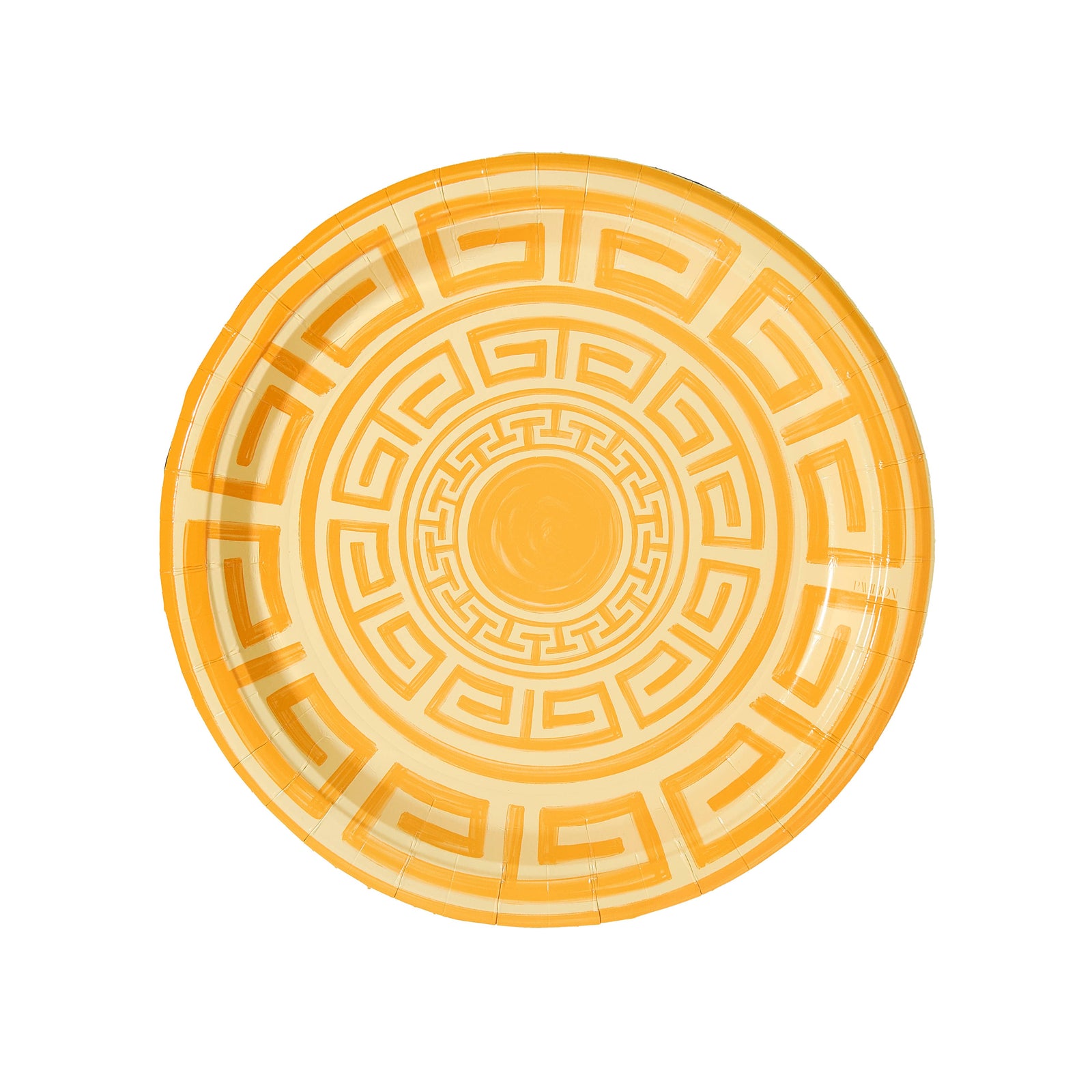 Pavilion Paper - Greek Key Pavilion Dinner Plates - 8 per pac