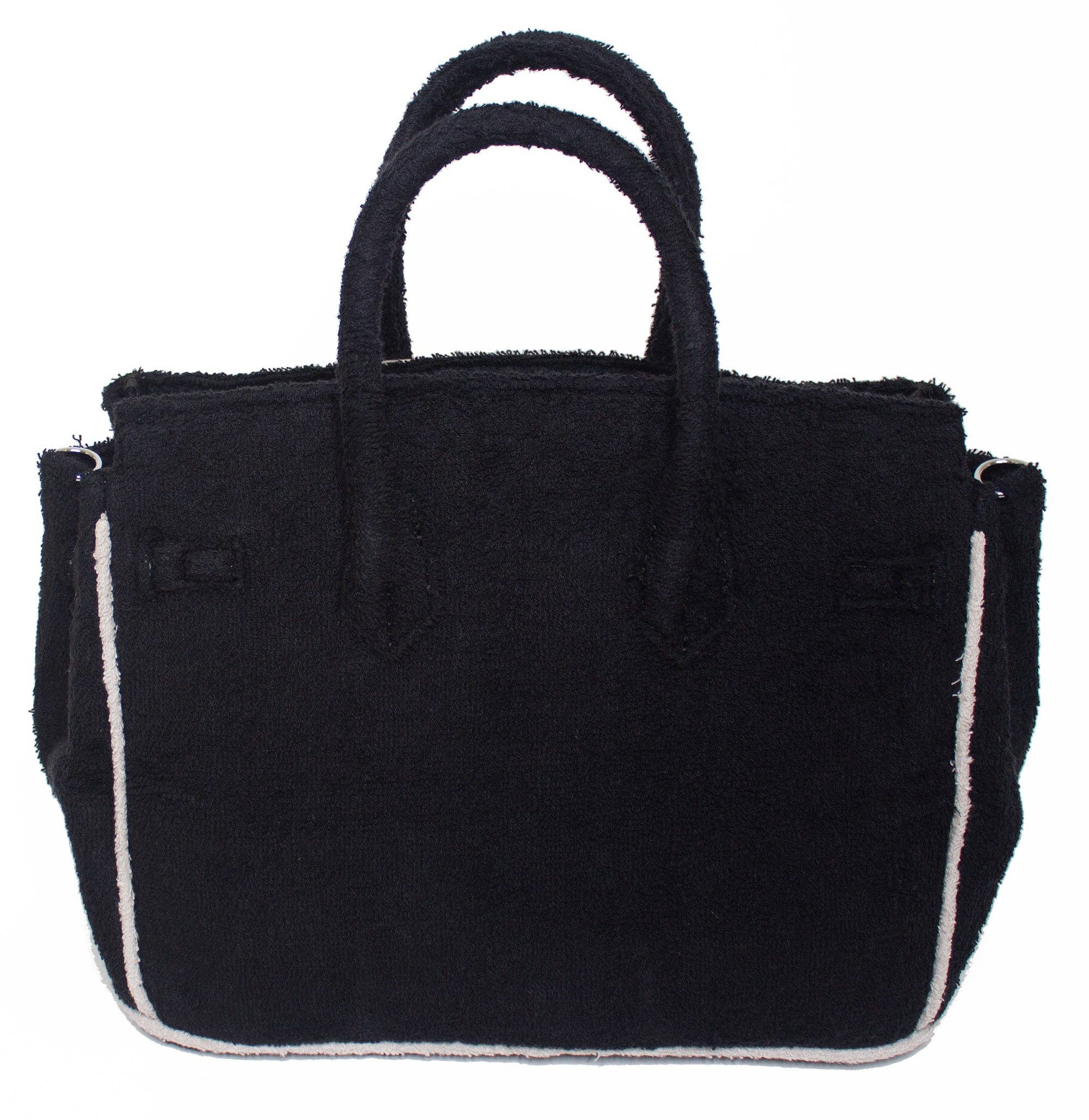 BEACH HAUS - Seaside Terry Tote - Black Small