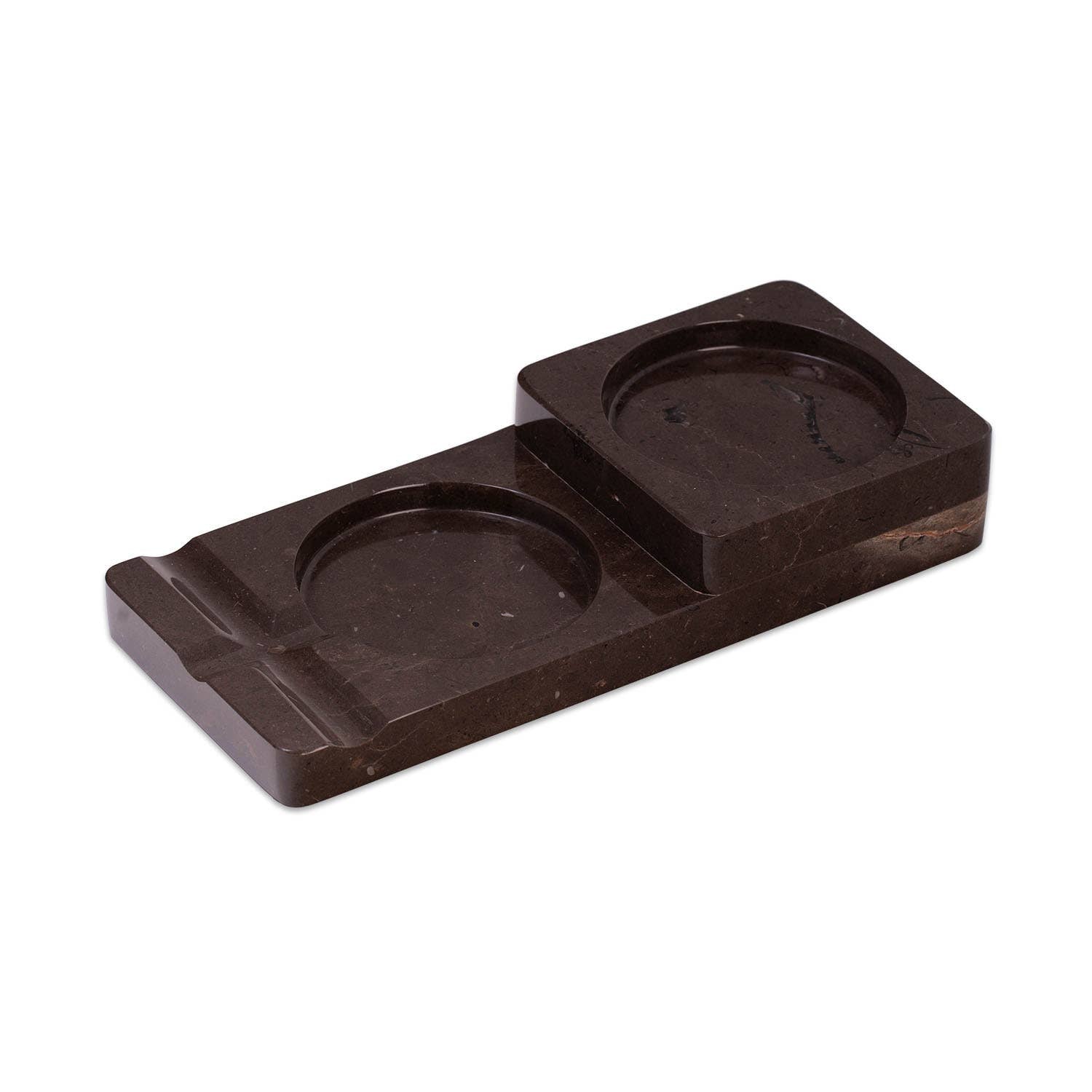 BeyBerk International - Liam Marble Ashtray and Coaster Tiger Eye