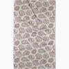 Geometry - Retro Coastal Seashells in Neutral Tea Towel
