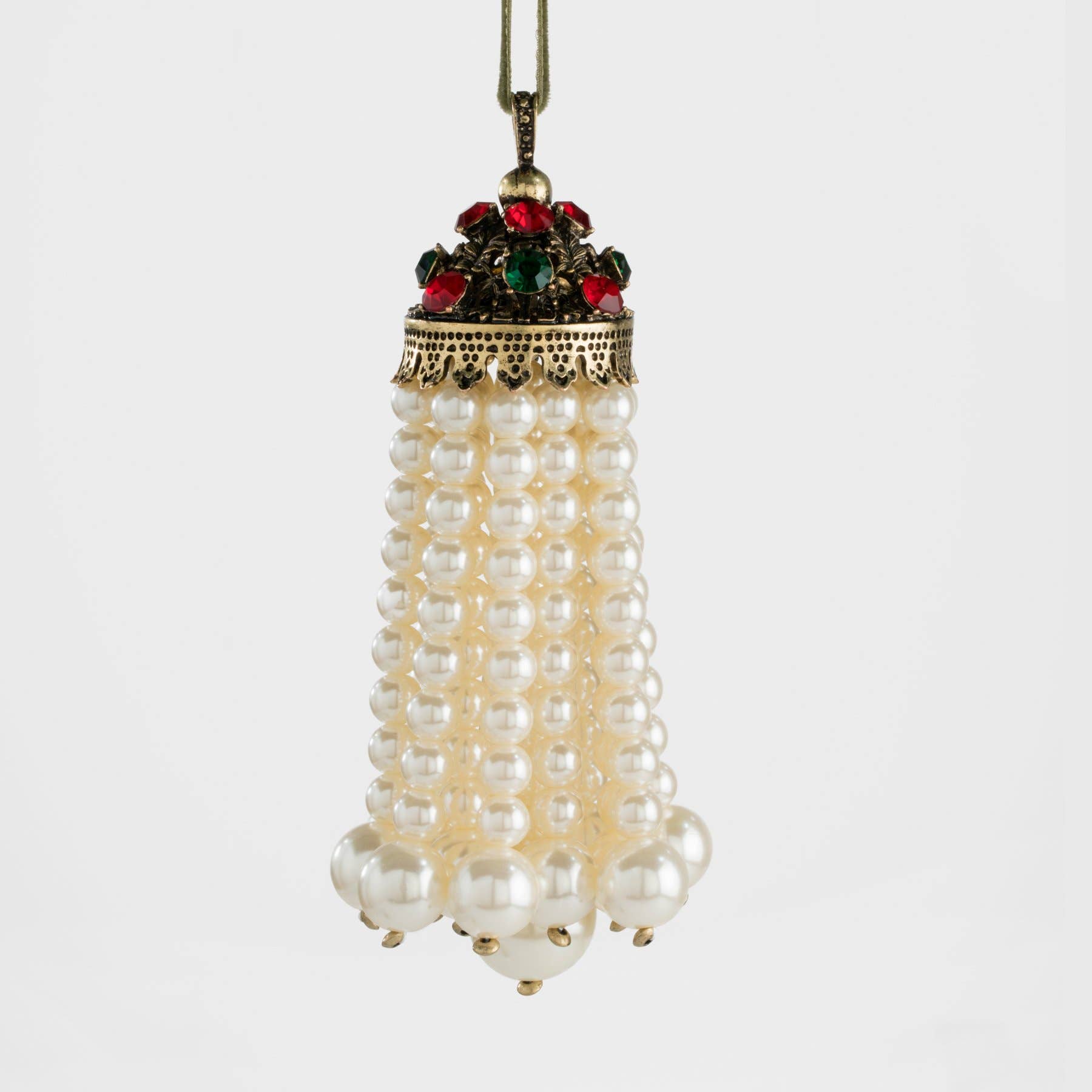 Joanna Buchanan - Hanging pearl tassel, cream