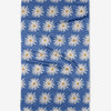 Geometry - Blue Daisies Tea Towel