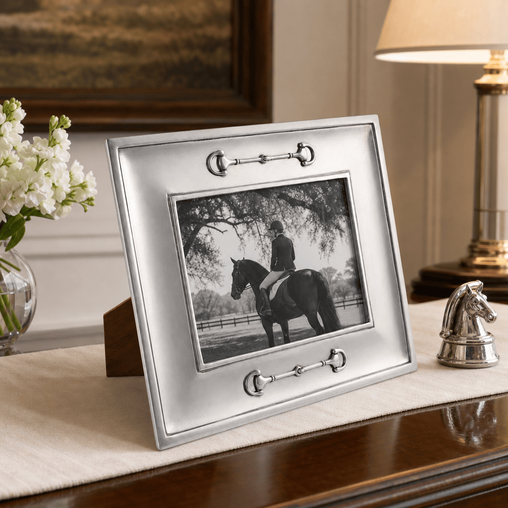 Equestrian Bit Pewter Photo Frame 5x7