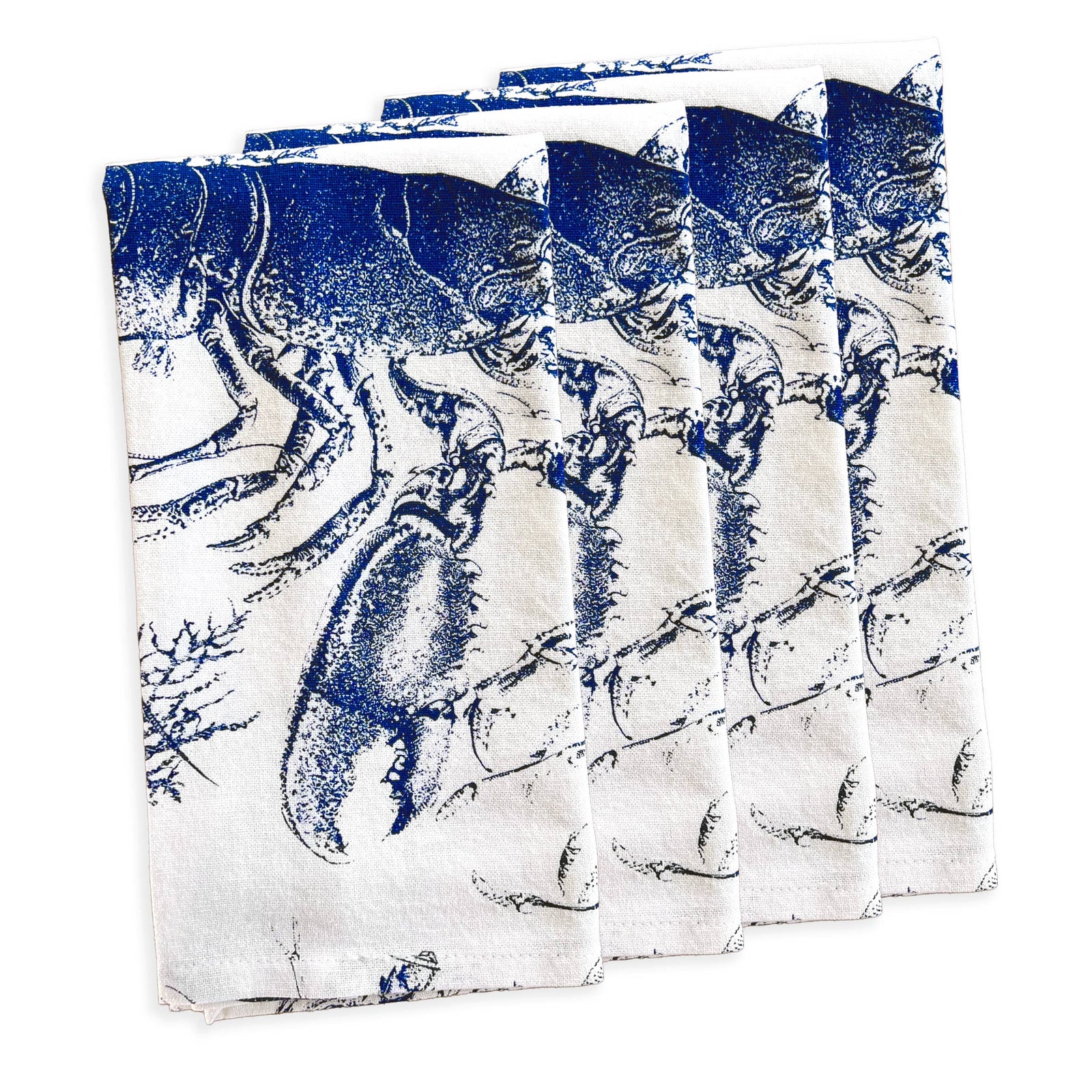 Caskata - Blue Lobster Dinner Napkins, Set of 4