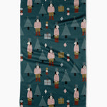 Geometry - Modern Nutcracker Tea Towel