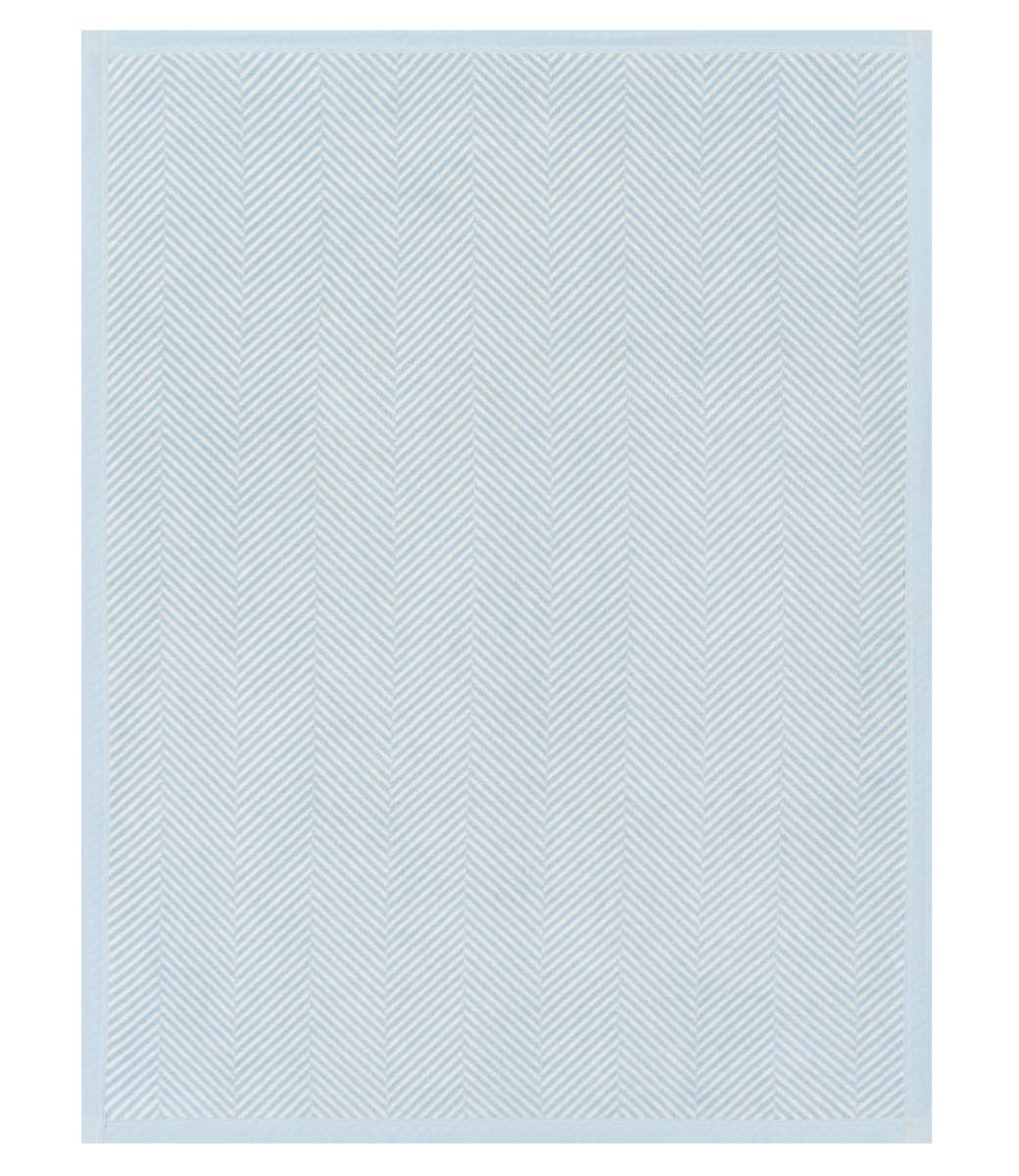 ChappyWrap - Harborview Herringbone Sky Mini Blanket