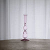 Glass Cambridge Sophia 9" Candlestick Holder (Light Pink)