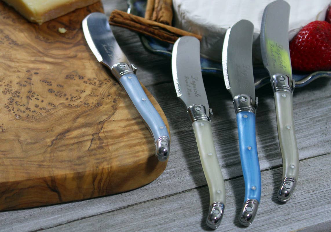 French Home - Laguiole 4-Piece Spreader Set with Two-Tone Handles