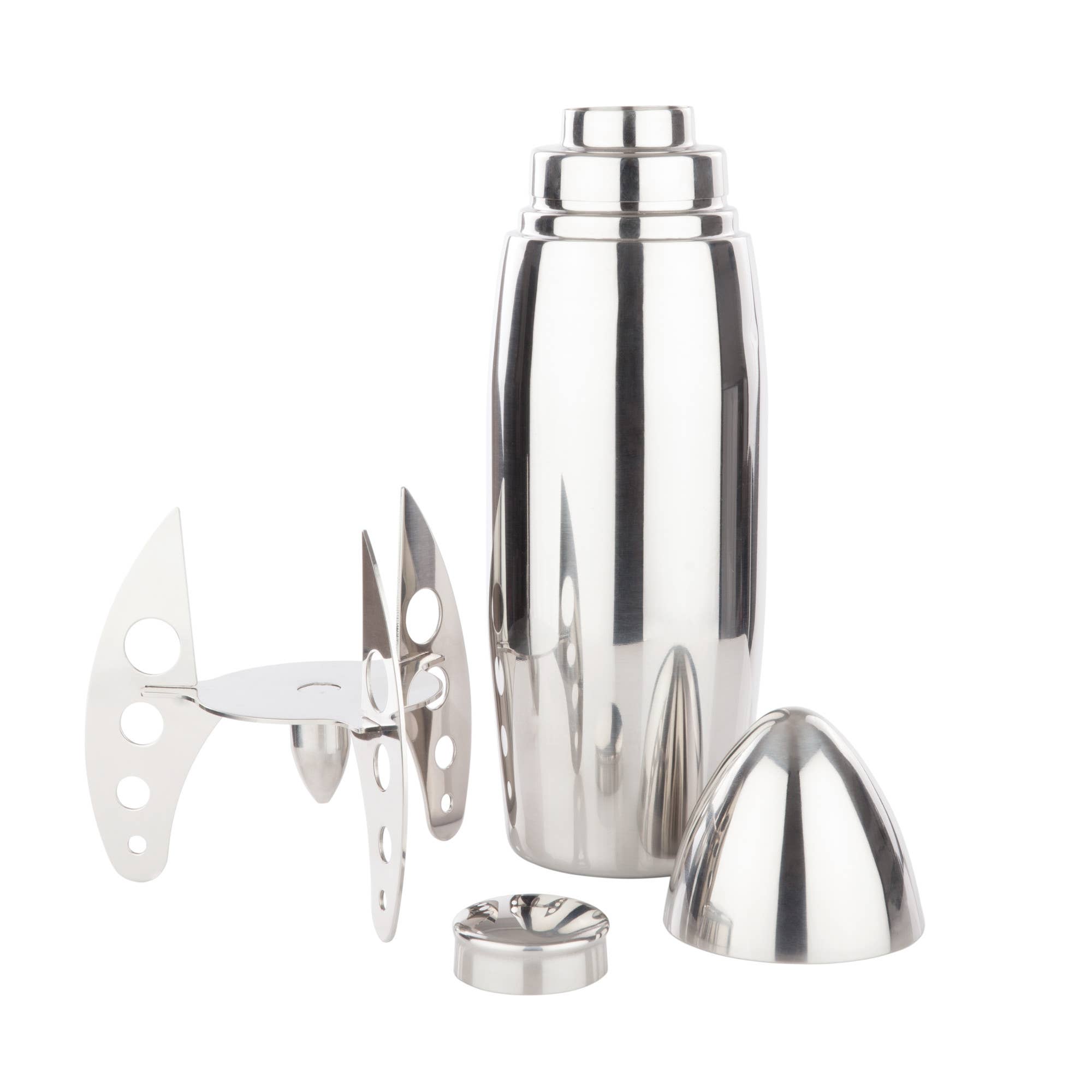 Viski - Irving™ Stainless Steel Rocket Cocktail Shaker