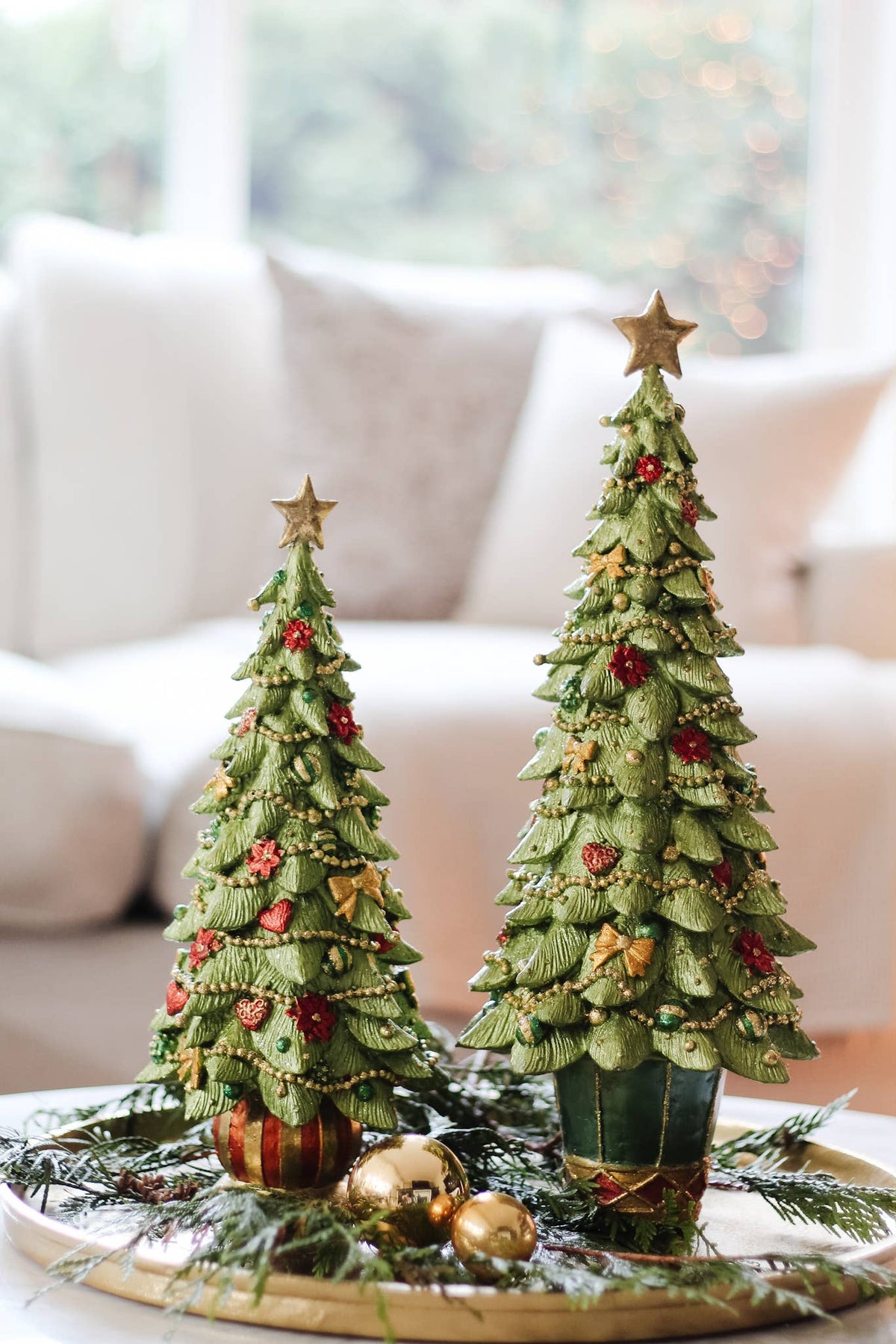 Dekorasyon Gifts  Decor - Merry Traditions Cone Tree (Blooming Lime)