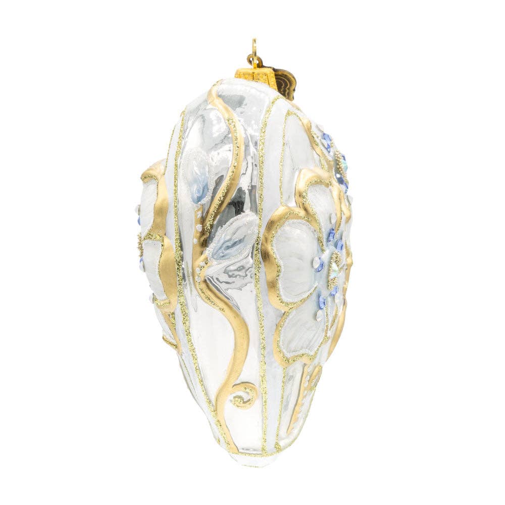 Jay Strongwater - Floral Opal Heart Ornament