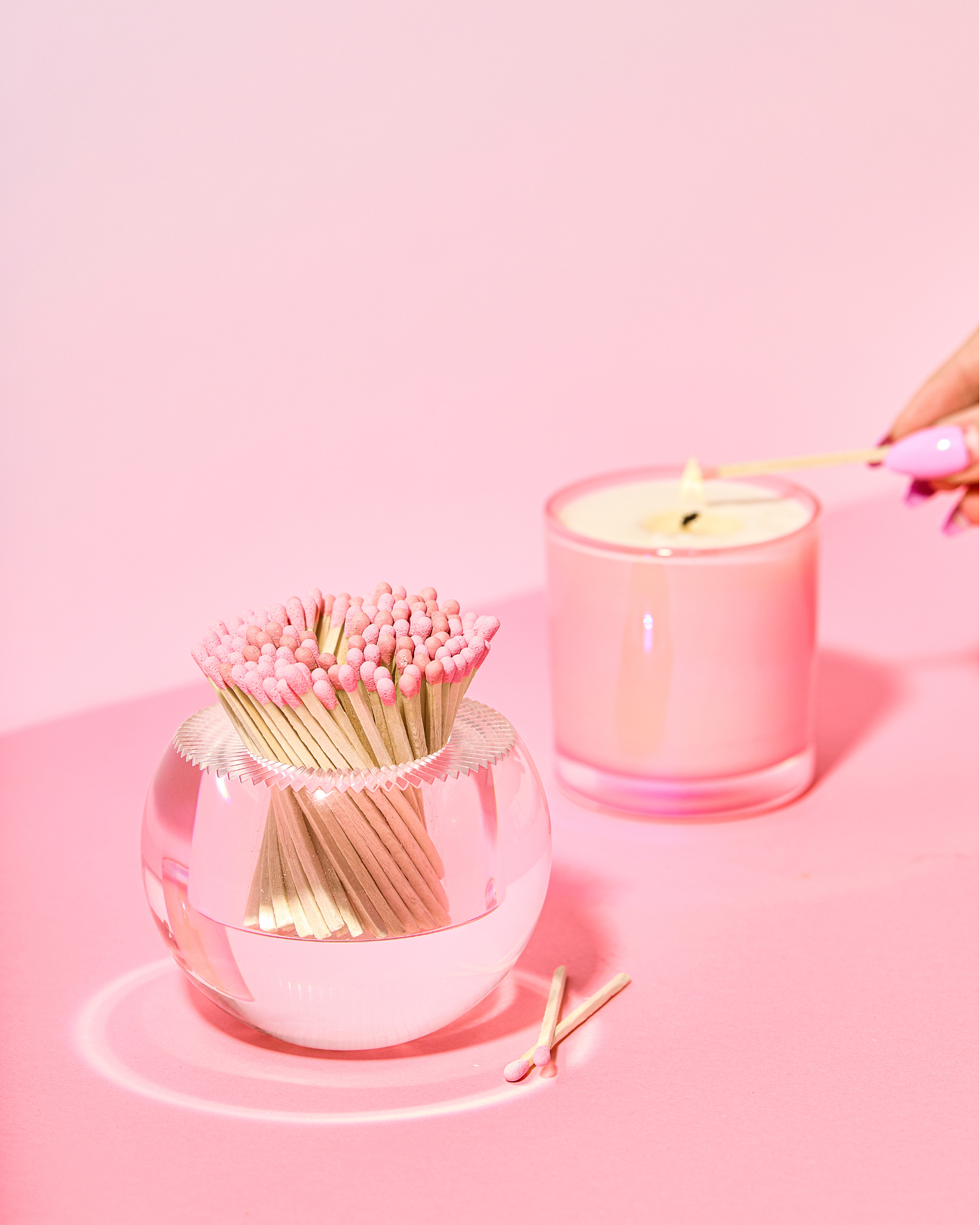 Tart By Taylor - Round Match Striker - Light Pink Matches