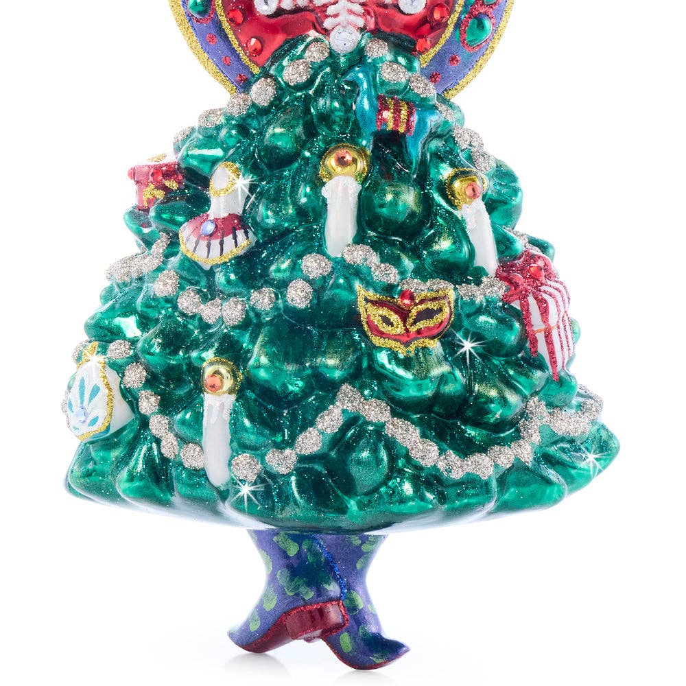 Jay Strongwater - Nouveau Christmas Glass Ornament