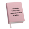 Toss Designs - Journal (Pink) - A Memoir Espresso Martini