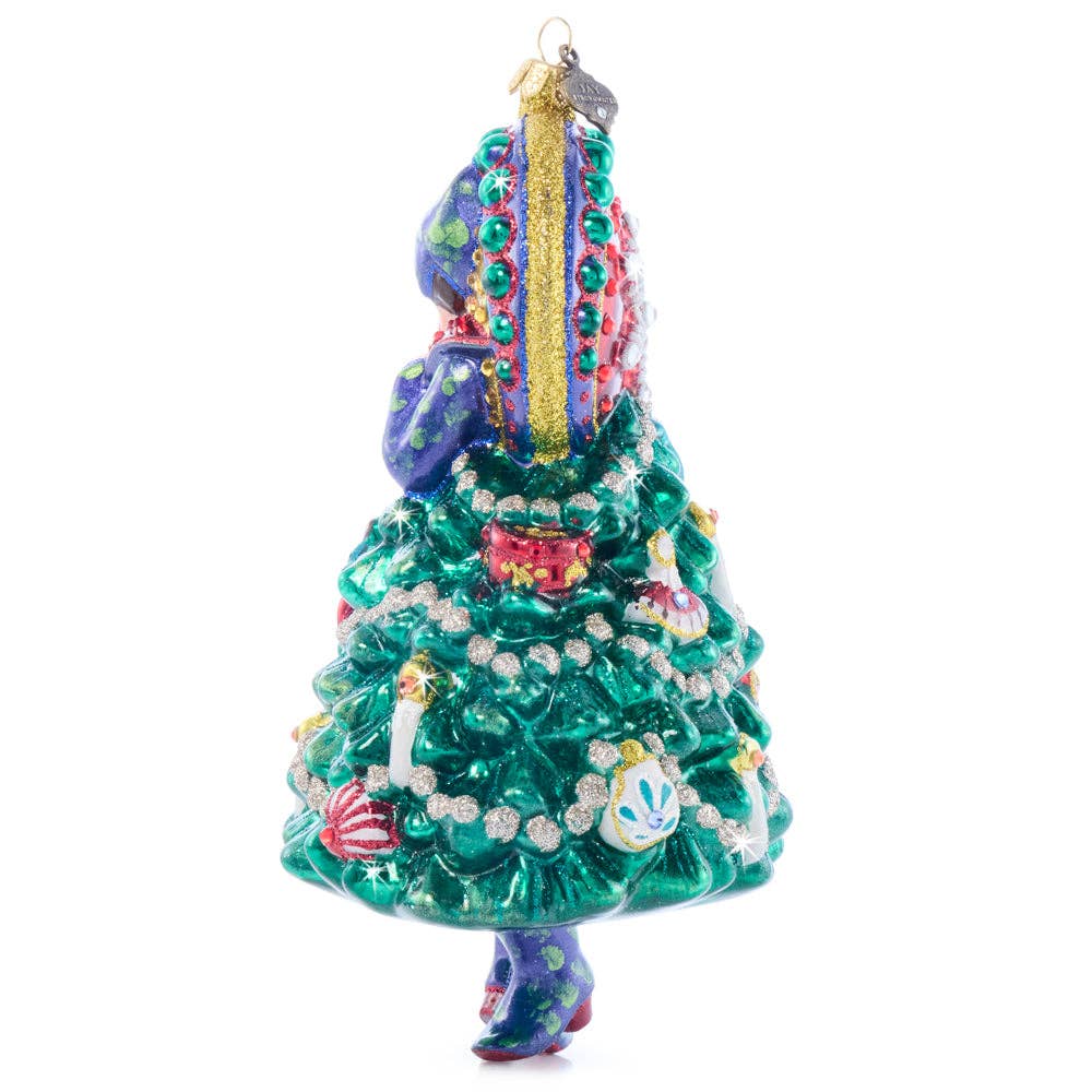 Jay Strongwater - Nouveau Christmas Glass Ornament