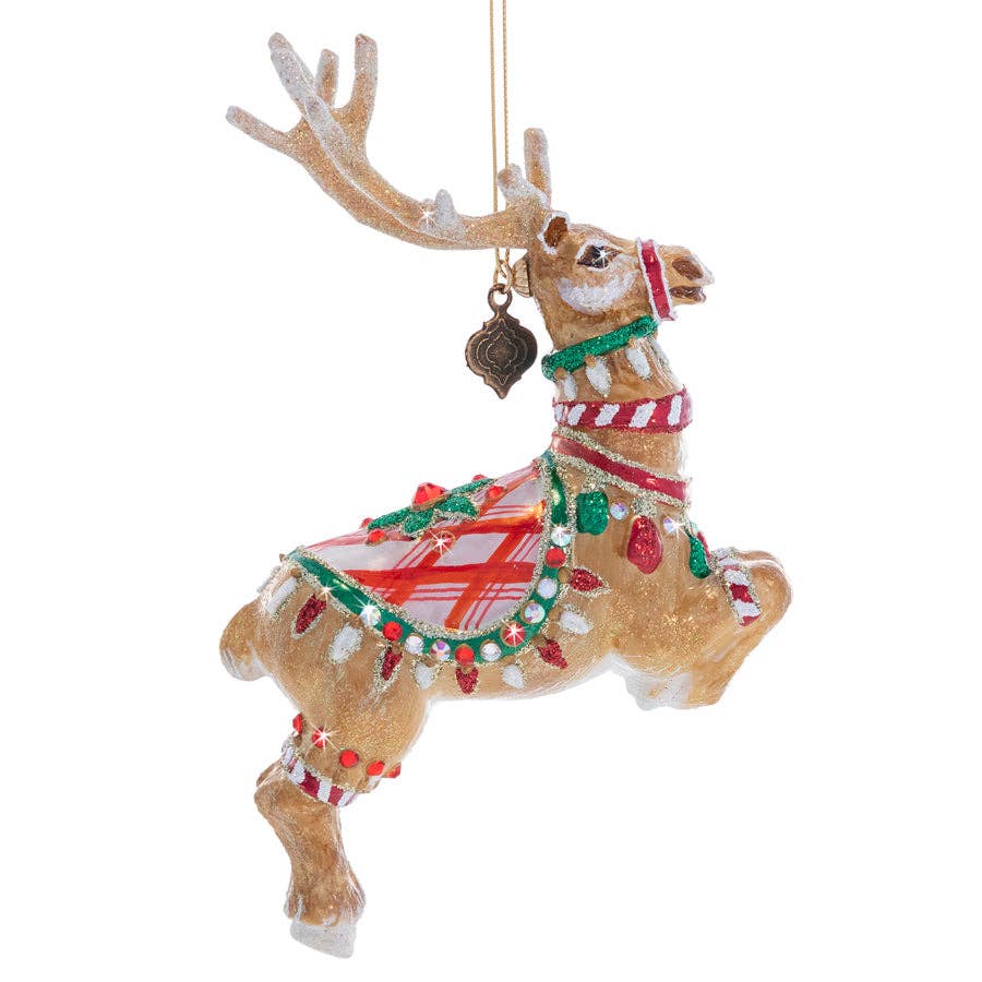 Jay Strongwater - Donner Glass Ornament