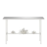 Sisalana White Console Table
