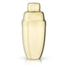 Viski - Belmont™ Gold Plated Heavyweight Cocktail Shaker w Strainer