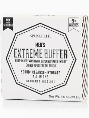 Spongelle Men's Extreme Buffer Bergamot Absolute