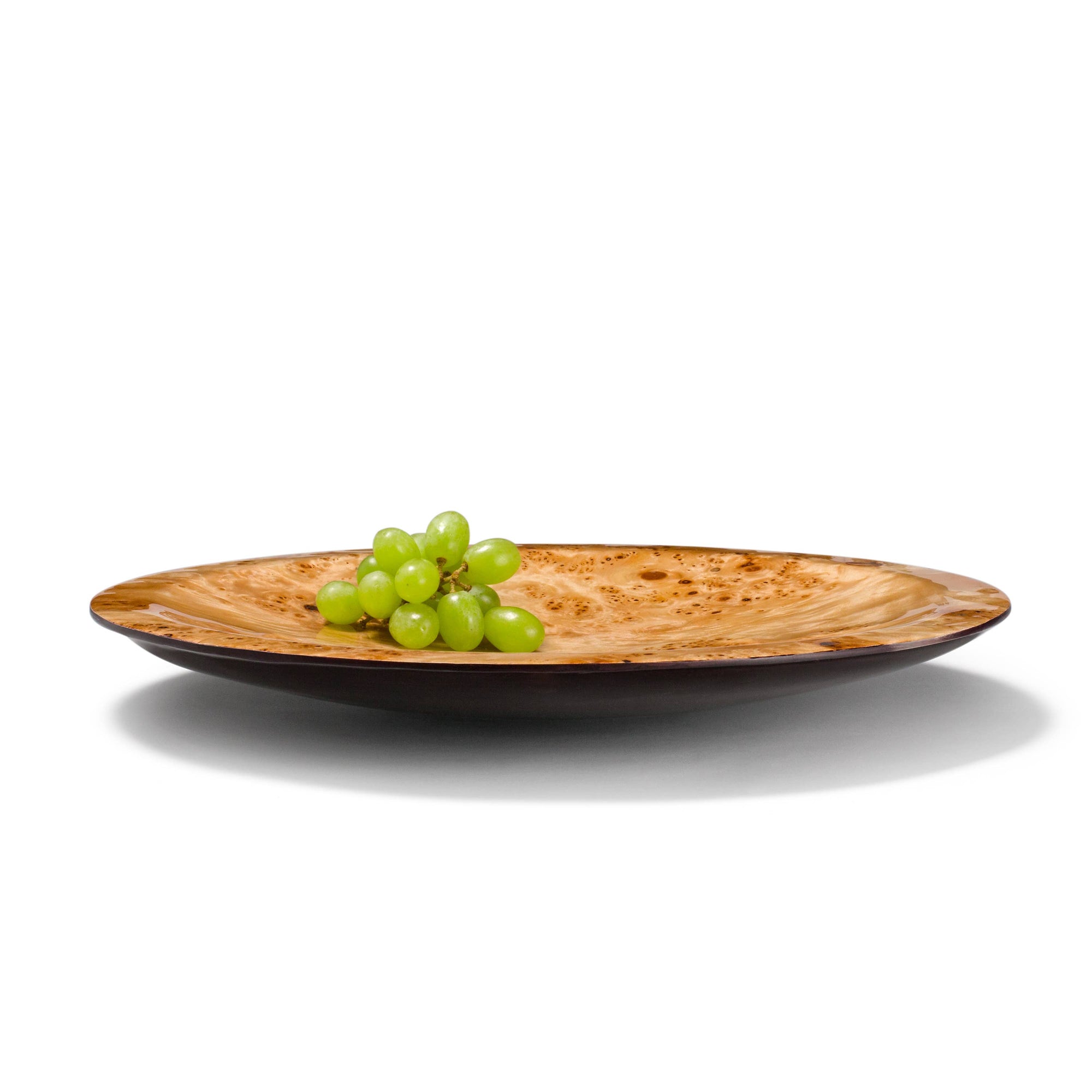 LADORADA - Burl Veneer Round Centerpiece