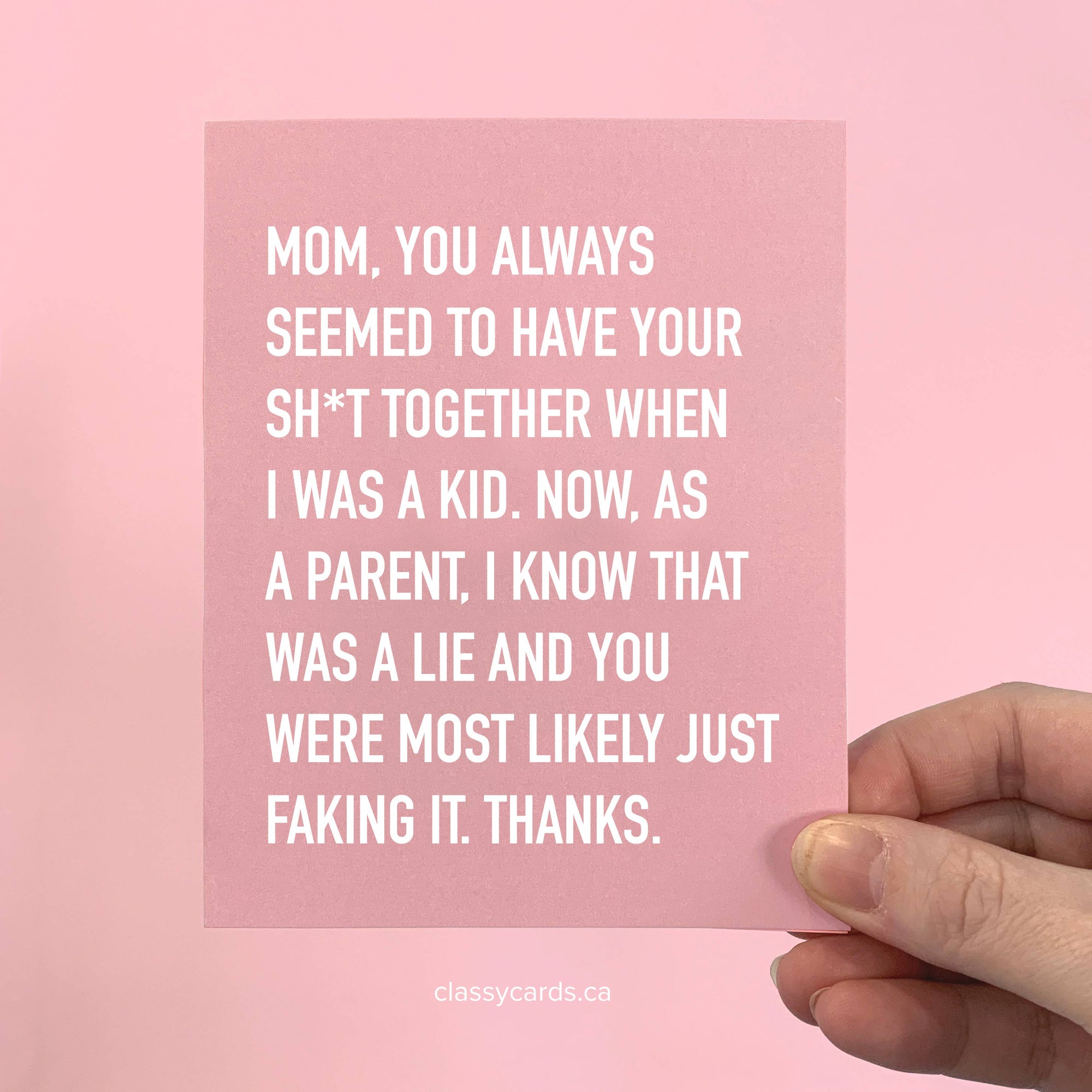 Classy Cards Creative - Shit Together Mom Card
