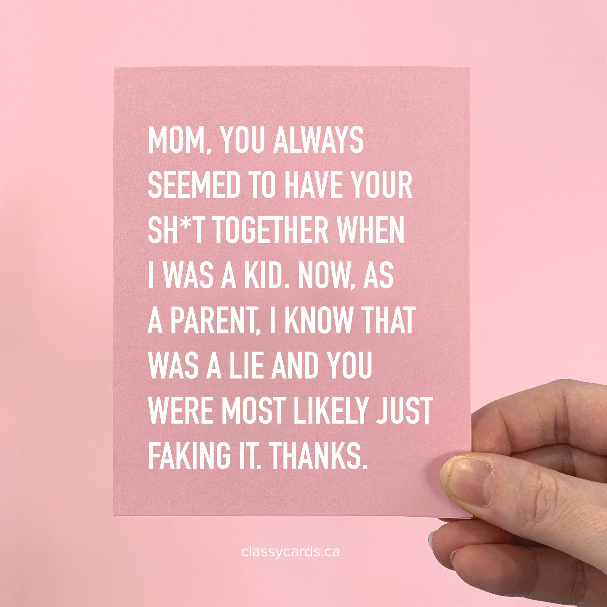 Classy Cards Creative - Shit Together Mom Card