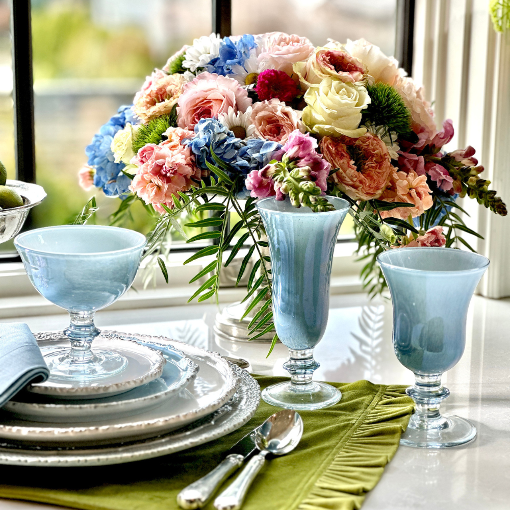 Arte Italica & Crown Linen Designs - Rialto Water/Wine Glass