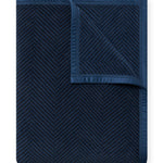 ChappyWrap - Harborview Herringbone Deep Sea Blanket