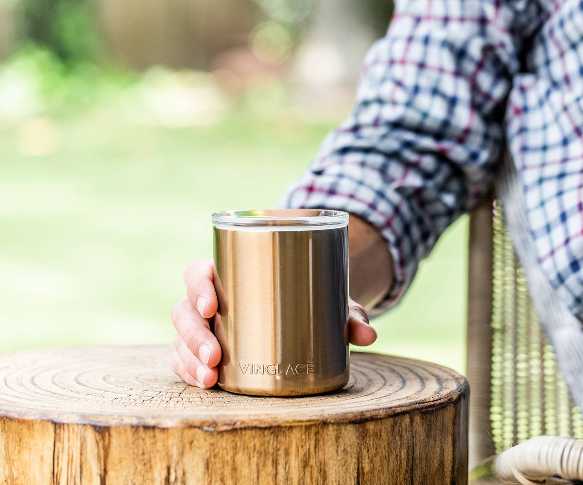 Vinglacé - Copper Glass Lined Whiskey Low Ball