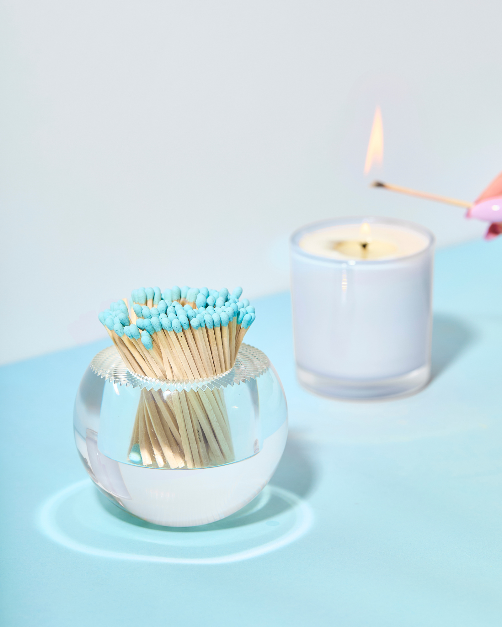 Tart By Taylor - Round Match Striker - Light Blue Matches