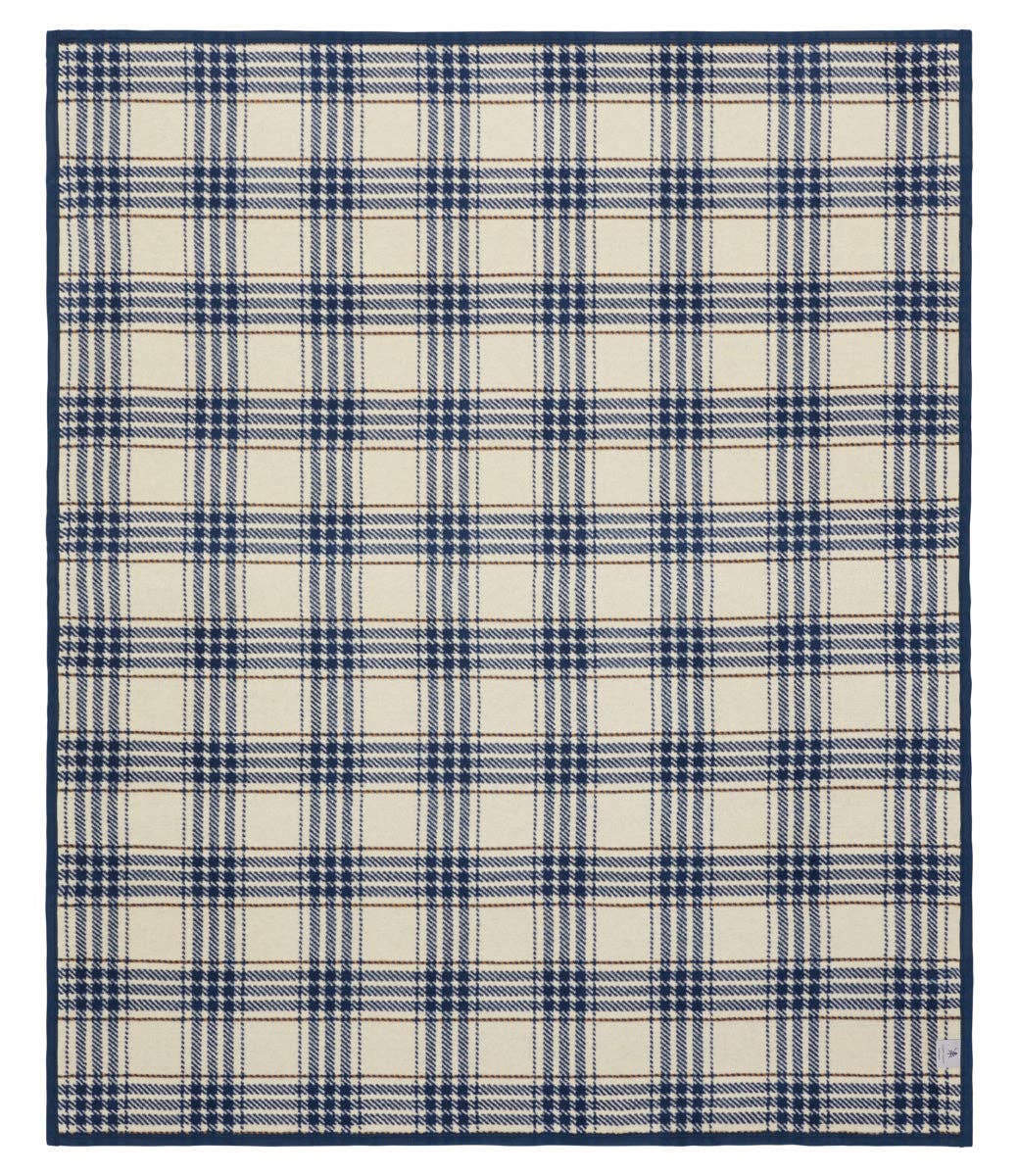 ChappyWrap Blanket - Autumn Plaid Vintage Blue