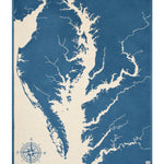 ChappyWrap - Chesapeake Bay Map Blanket