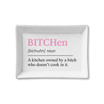 Toss Designs - Ceramic Tray - Bitchen