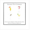 Stevie Streck Designs - Note Cards Boxed - Shaken Not Stirred