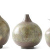 Brown Green Metal Vases