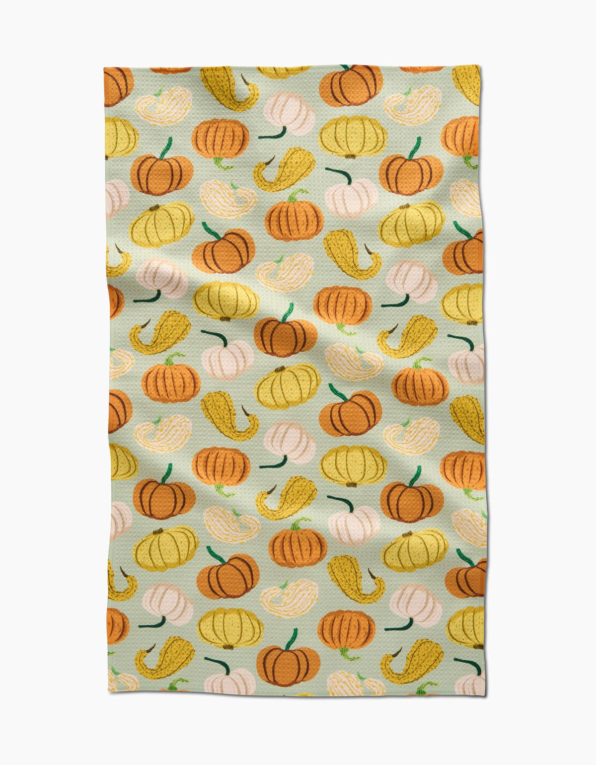 Geometry - Pumpkins And Gourds Tea Towel