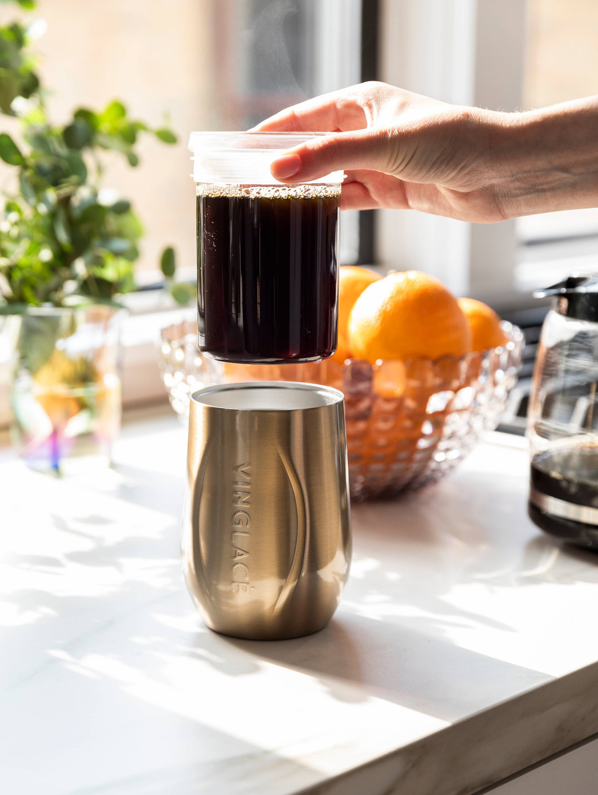 Vinglacé - Copper Stemless Wine Glass