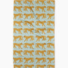 Geometry - Walking Cheetah Tea Towel