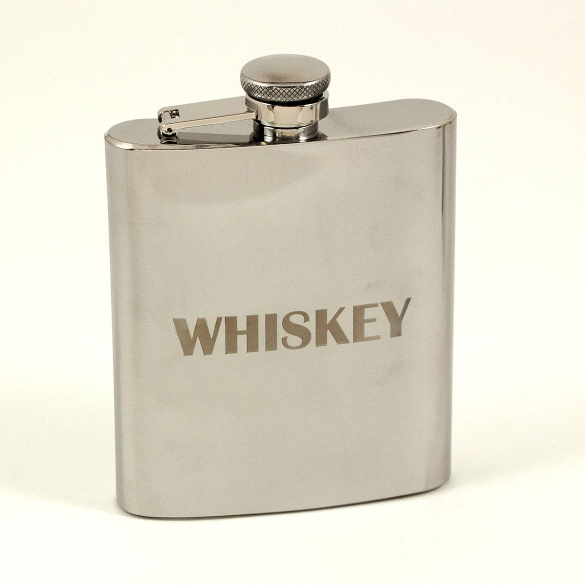 BeyBerk International - 7 oz. Stainless Steel Mirror Finish "Whiskey" Flask
