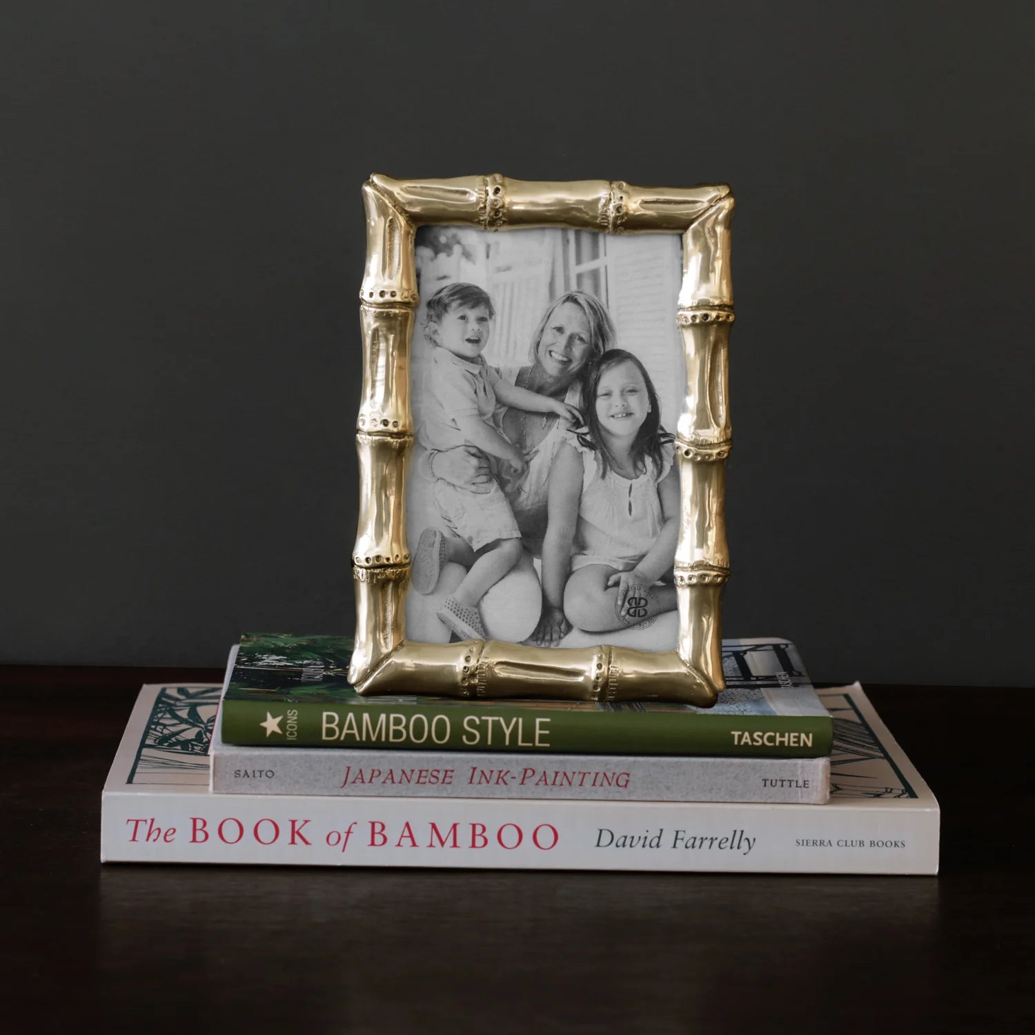 Giftables Sierra Modern Bamboo 4 X 6 Frame (Gold)